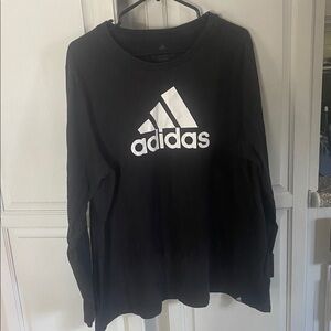Black Adidas Long Sleeve Shirt Women XL